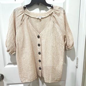 Cotton Button Down Top